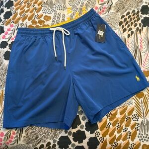 NWT Polo Blue Swim Trunks